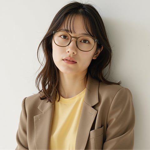 Lenskart Olive Green Full Rim Square left side