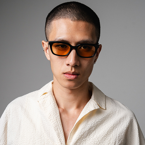 Lenskart Black Full Rim Square left side