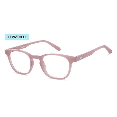 Lenskart Hustlr Dusty Rose Full Rim Square left side