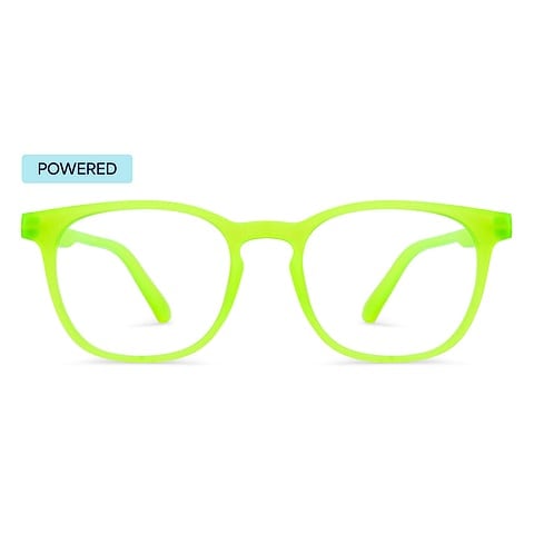 Lenskart Hustlr Electric Green Full Rim Square right side