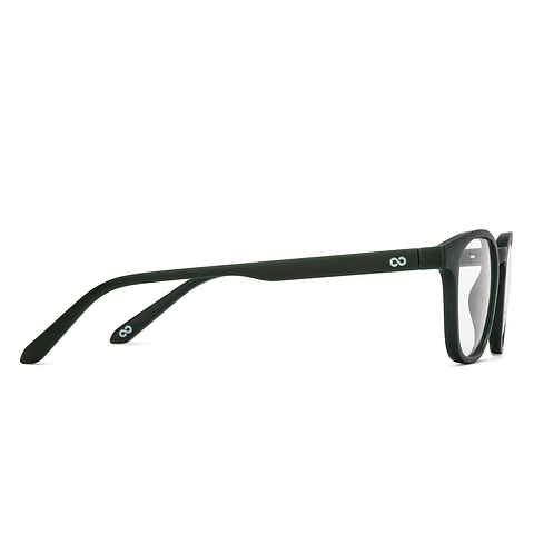 Lenskart Hustlr Military Green Full Rim Square left side