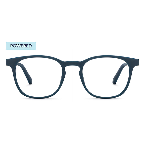 Hooper Navy Blue Full Rim Square right side