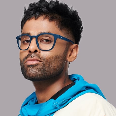 Lenskart Hustlr Screen Glasses Blue Block Zero Power Screen Glasses : Navy Full Rim Square Lenskart HUSTLR LB E14058-W C34 right side