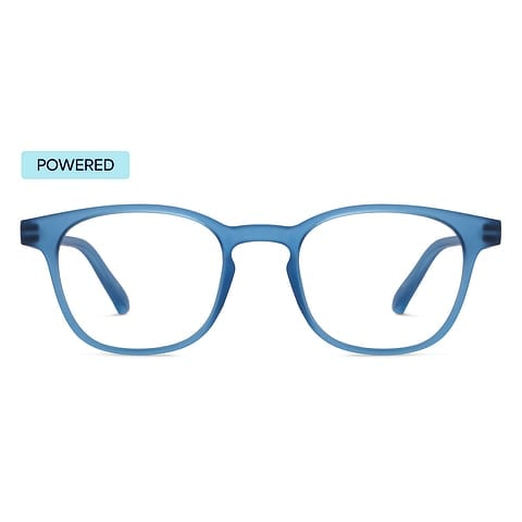 Lenskart Hustlr Ocean Blue Full Rim Square right side