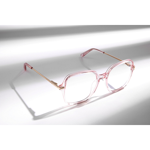 Le Petit Lunetier Pink Full Rim Square left side