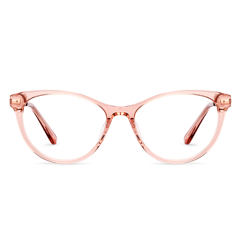 Lenskart Pink Transparent Full Rim Cat Eye right side