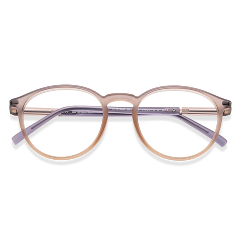 Lenskart Air Online Brown Transparent Full Rim Round right side Lenskart Air Online Brown Transparent Full Rim Round right side
