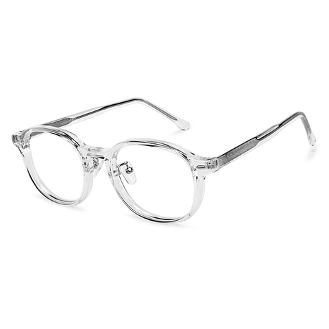 Lenskart Air Online Crystal Transparent Full Rim Round left side