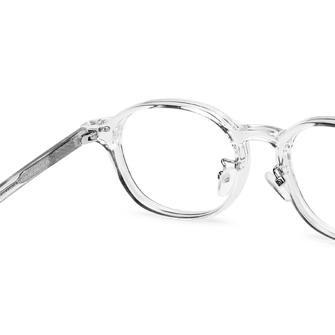 Lenskart Air Online Crystal Transparent Full Rim Round right side