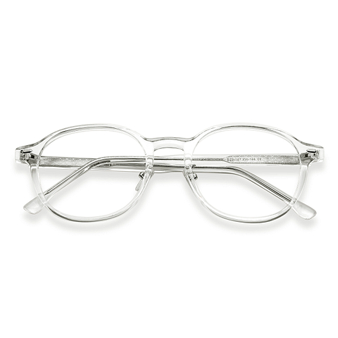Lenskart Air Online Crystal Transparent Full Rim Round left side