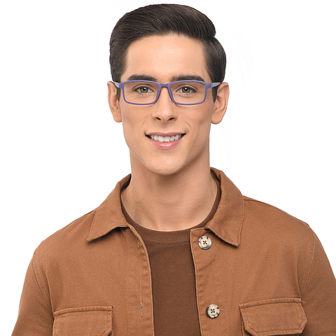 Lenskart Air Online Purple Full Rim Rectangle right side