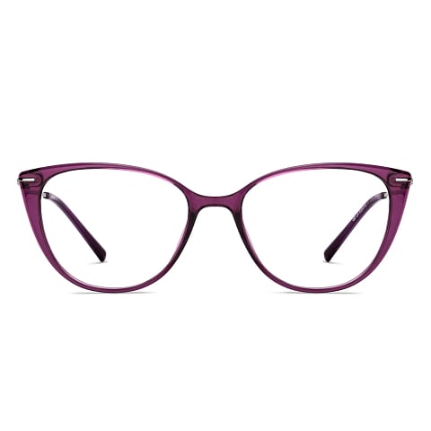 Lenskart Air Online Purple Full Rim Cat Eye right side