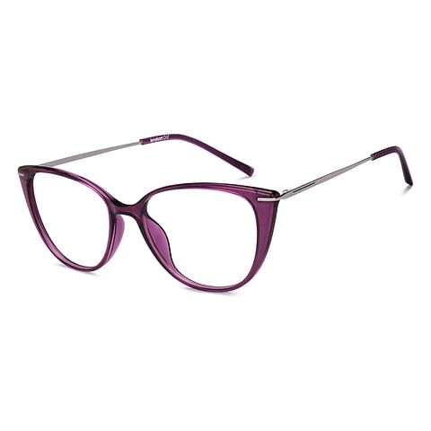 Lenskart Air Online Purple Full Rim Cat Eye right side