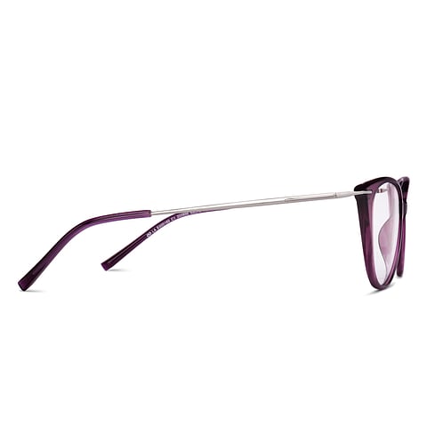 Lenskart Air Online Purple Full Rim Cat Eye left side