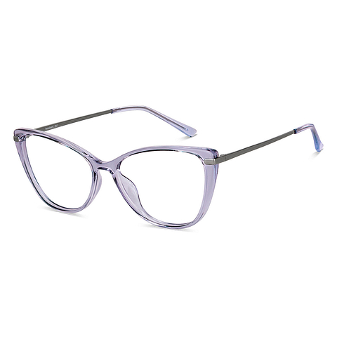 Buy Purple Taransparent Full Rim Cat Eye Lenskart Air fusion LA