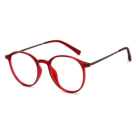 Lenskart Air Online Red Full Rim Round right side