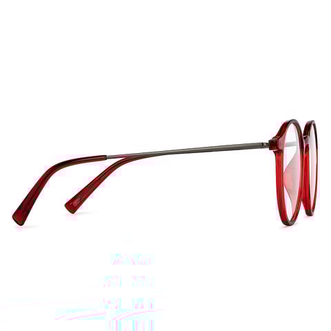 Lenskart Air Online Red Full Rim Round left side