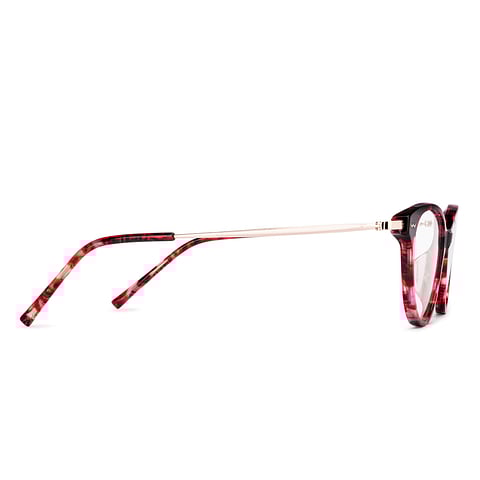 Lenskart Red Tortoise Full Rim Cat Eye left side