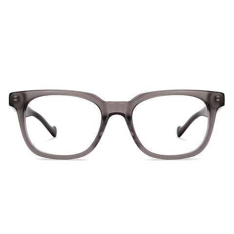 Lenskart Transparent Grey Full Rim Square left side