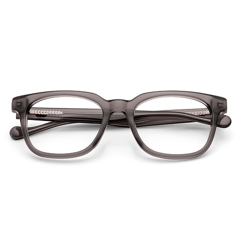 Lenskart Transparent Grey Full Rim Square right side