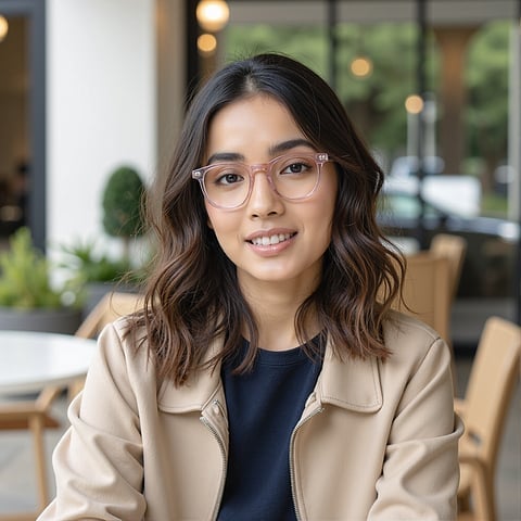 Lenskart Hustlr Rose-Ace Full Rim Square right side