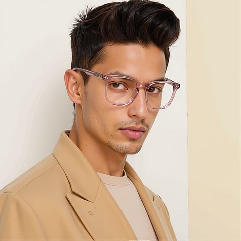 Lenskart Hustlr Rose-Ace Full Rim Square left side