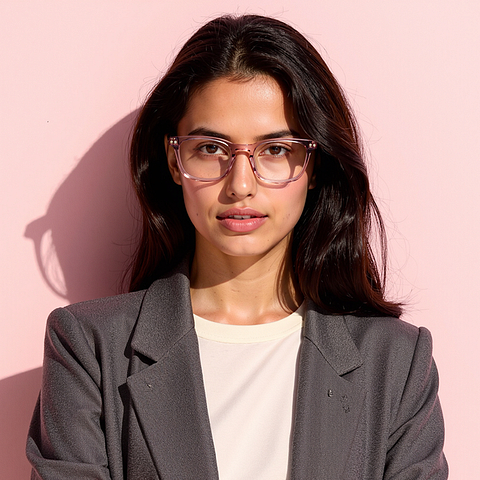 Lenskart Hustlr Rose-Ace Full Rim Square right side