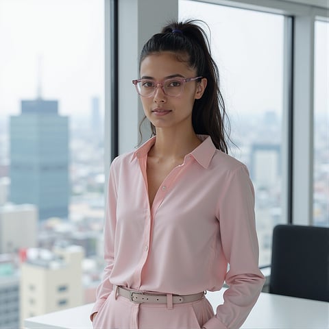 Lenskart Hustlr Rose-Ace Full Rim Square right side