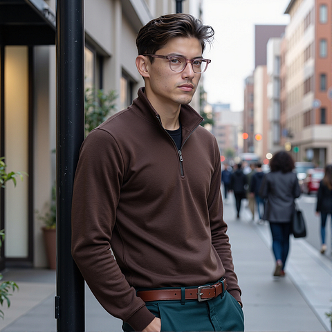 Lenskart Hustlr Rose-Ace Full Rim Square left side