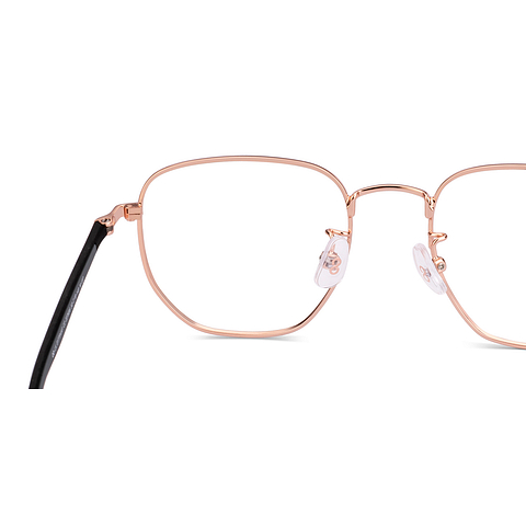 Lenskart Rose Gold Full Rim Geometric right side
