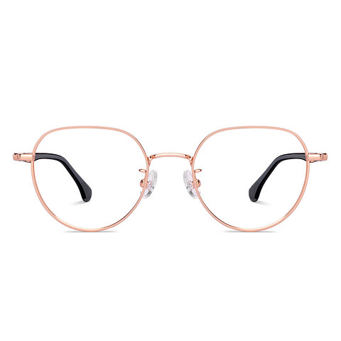 Lenskart Rose Gold Full Rim Round right side