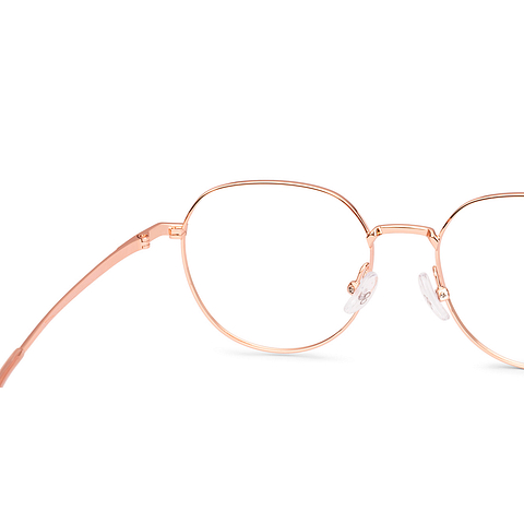 Lenskart Rose Gold Full Rim Round right side