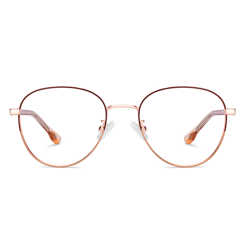Lenskart Rose Gold Full Rim Round right side