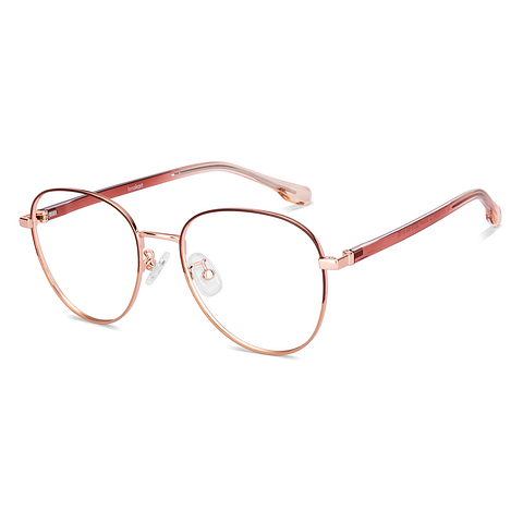 Lenskart Rose Gold Full Rim Round right side