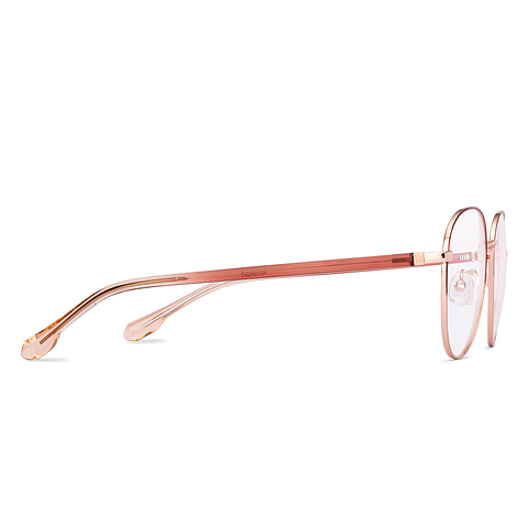 Lenskart Rose Gold Full Rim Round left side