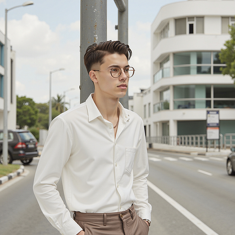 Lenskart Brown Full Rim Round right side