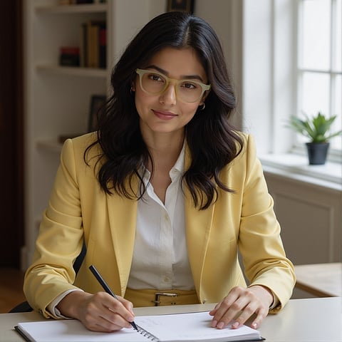Lenskart Hustlr Sand Dune Full Rim Square right side