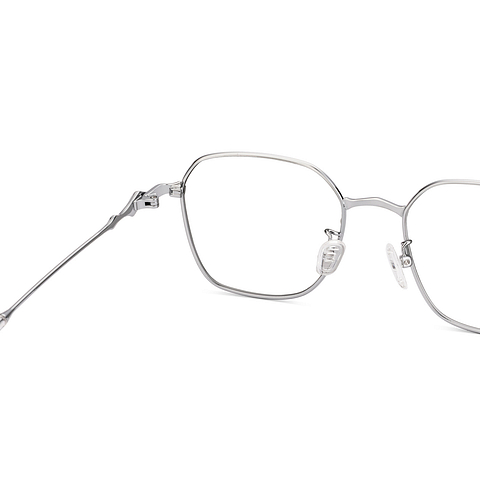 Lenskart Silver Full Rim Geometric right side
