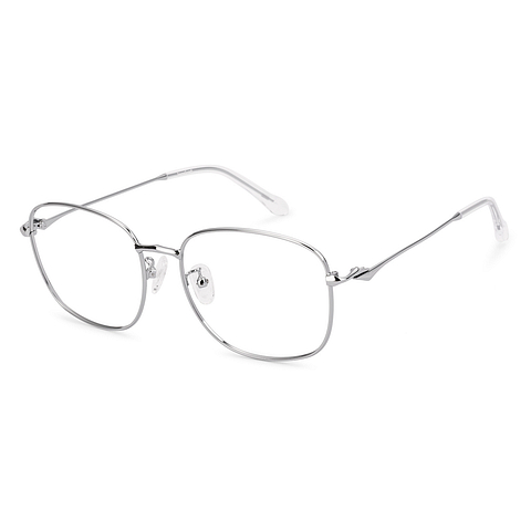 Lenskart Silver Full Rim Square left side