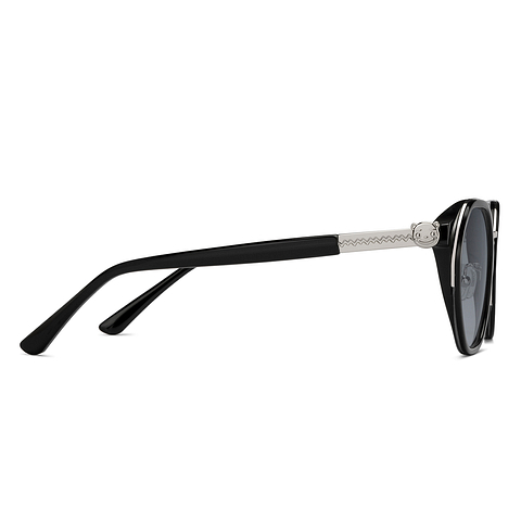 Lenskart Silver Full Rim Geometric right side