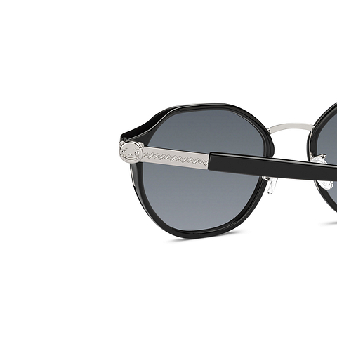 Lenskart Silver Full Rim Geometric right side