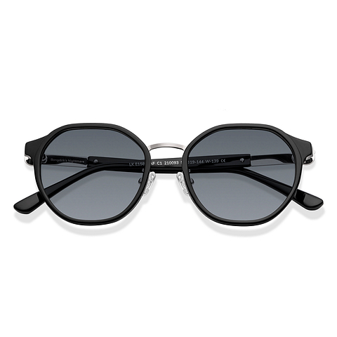 Lenskart Silver Full Rim Geometric right side