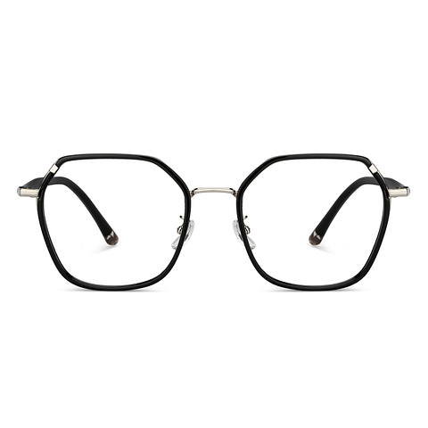Lenskart Silver Full Rim Hexagonal right side