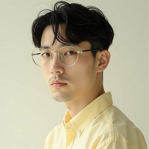 Lenskart Silver Full Rim Round right side