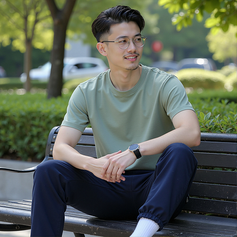 Lenskart Silver Full Rim Round left side