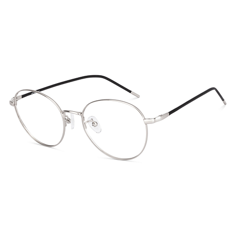 Lenskart Silver Full Rim Round right side