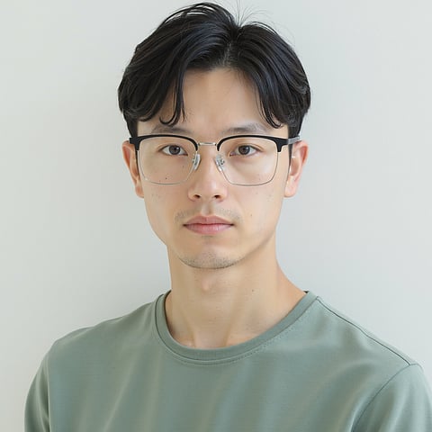 Lenskart Silver Full Rim Square left side