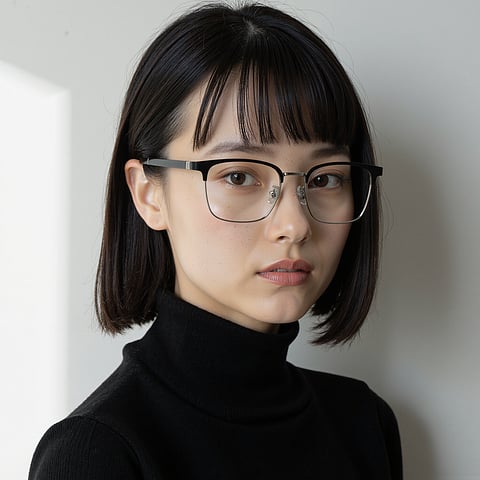 Lenskart Silver Full Rim Square right side