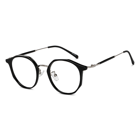 Lenskart Silver Full Rim Round left side