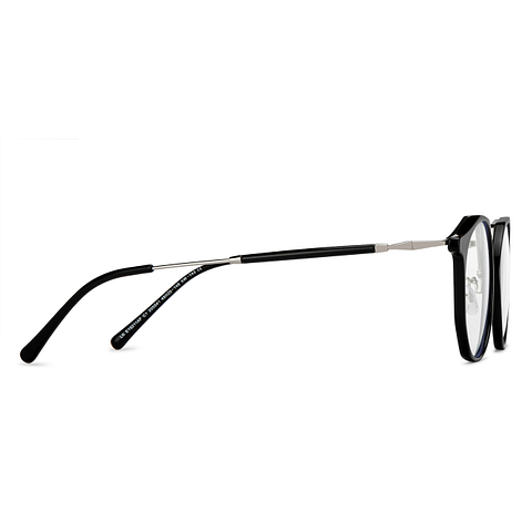 Lenskart Silver Full Rim Round left side